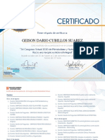 Certificado 34 Congreso 2020 Metabolismo, Nutricion Clinica