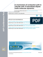 Formation Mechanism of Conduction Path in Titanium Dioxide With Ti-Interstitials-Doped: Car-Parrinello Molecular Dynamics