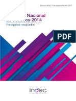 INDEC 2014 - Encuesta Nacional de Jóvenes