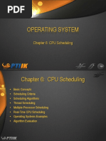 Operating System: Chapter 6: CPU Scheduling