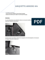 Tuto Depose Banquette 406 PDF