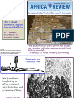 Duvall (2012) Cannabis - An African Biogeography, 1500-1940