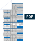 2nd Year Sept - Dec Timetable