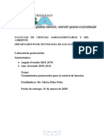 Tratamientos Postcosecha para El Control de Insectos OFI PDF