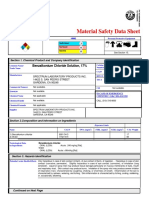 Benzalkonium Chloride MSDS Summary