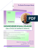 Homossexualidade Sob A Otica Do Espírito Imortal