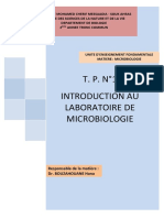 TP 1 Microbiologie PDF