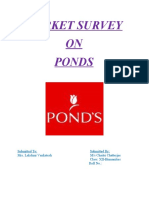Market Survey ON Ponds