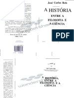 A Historia Entre a Filosofia e a Ciencia Jose Carlos Reis