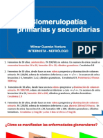 MEHU130 - U2 - M5 - T3 - Glomerulopatías Primarias y Secundarias PDF