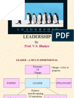 Leadership: Prof. V.S. Bhakre