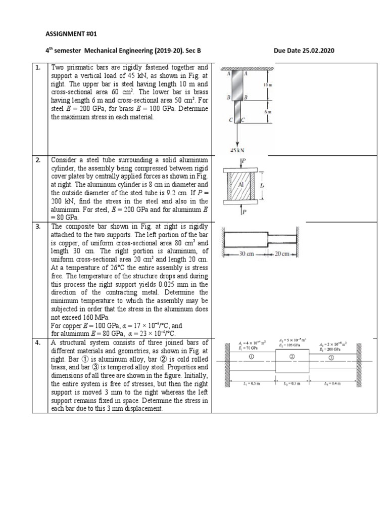 Mechanical Engineering Stress Analysis | PDF | Teaching Methods ...