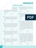 Problemas de conjuntos: Ficha de trabajo 4