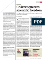 Chávez Squeezes Scientific Freedom: More Online