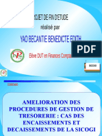 Amelioration Des Procedus de Gestion de Tresorerie