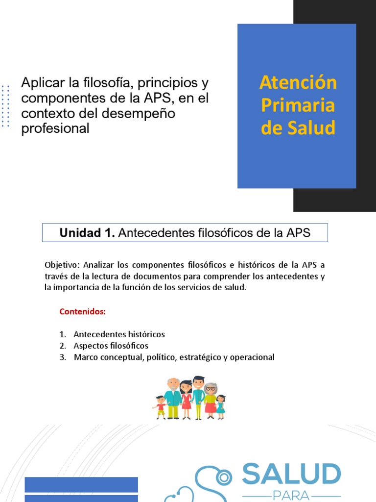 Filosofía y Componentes de la APS | PDF | Ántrax | Ciencias de la Salud