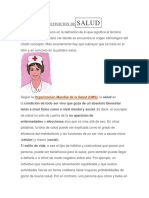 Definición de Salud PDF