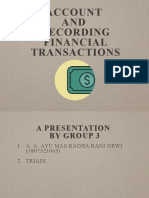 Account AND Recording Financial Transactions