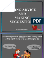 Giving advice and making suggestions