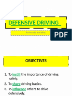 Defensive Driving: Arrive Safe and Alive