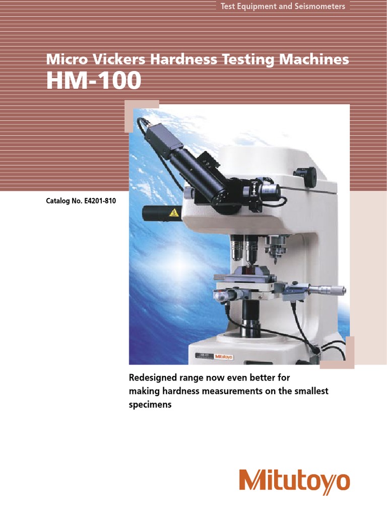 E4201-810 HM100 PDF | PDF | Hardness | Touchscreen