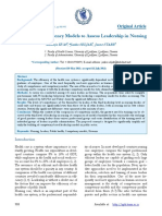 The Use of Competency Models To Assess Leadership in Nursing