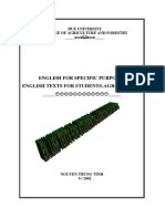 English For Specific Purposes English Texts For Students-Agronomists