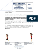 Evaluacion de Educacion Fisica Tercer Periodo - 3º y 4º