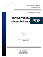 UEKAE BGT-5001 Oracle Veritabanı Güvenliği Kılavuzu