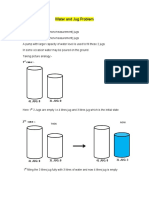 Water and Jug Problem: 1 Case