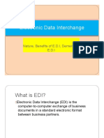 Electronic Data Interchange: Nature, Benefits of E.D.I, Demerits of E.D.I