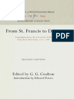 From St. Francis To Dante-Translations From The Chronicle of The Franciscan Salimbene, 1221-1288