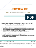 Overview of Research Methodology