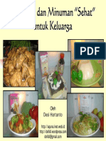 Buku Resep Makanan Minuman Sehat