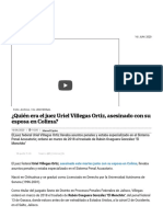 ¿Quién era el juez Uriel Villegas Ortiz, asesinado con su esposa en Colima_