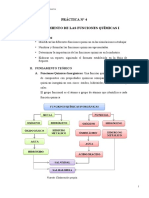 Práctica #4 - Reconocimiento de Funciones Químicas I PDF