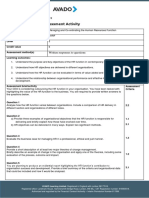 Candidate Assessment Activity: Written Responses To Questions