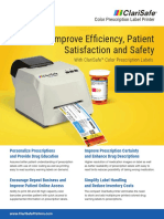 Improve Efficiency, Patient Satisfaction and Safety: Color Prescription Label Printer