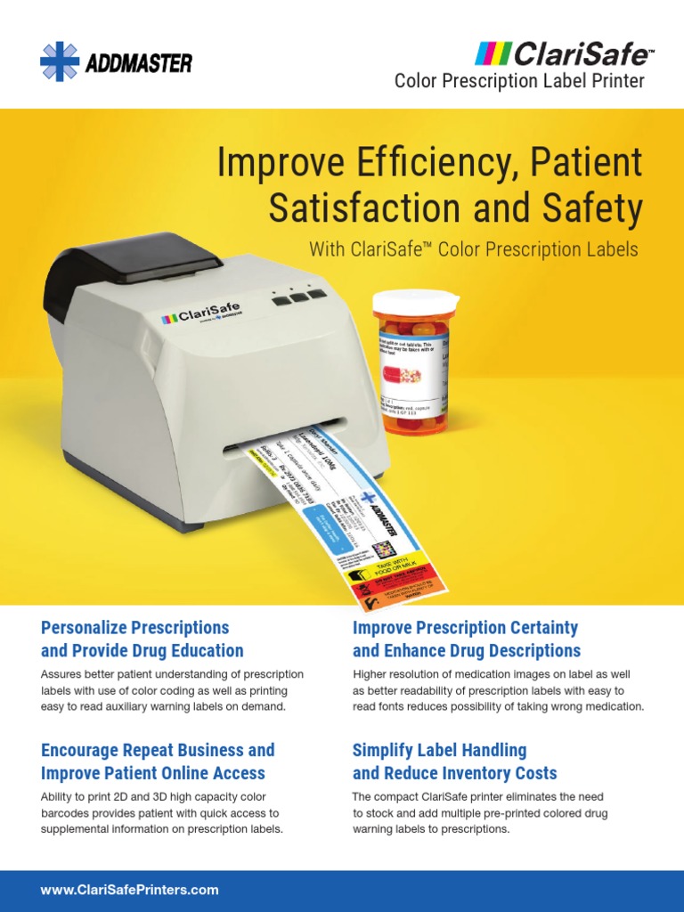 Improve Efficiency, Patient Satisfaction and Safety Color Prescription