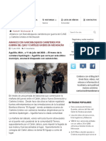 Amanece Con Narcobloqueos Carreteros Por Guerra Del CJNG y Carteles Unidos en Michoacán - Blog Del Narco Oficial - Narcotráfico