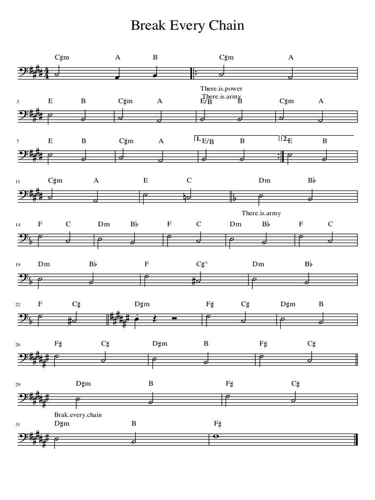 Break Every Chain PDF