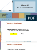 The Job Search and Résumés: Essentials of Business Communication 9e