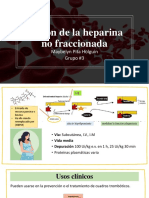 Acción de la heparina no fraccionada ppt.pdf