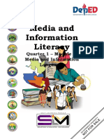 Quarter 1 - Module 7: Media and Information Languages