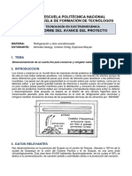 Avance Proyecto Refrigeracion