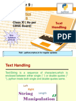 Text Handling PDF
