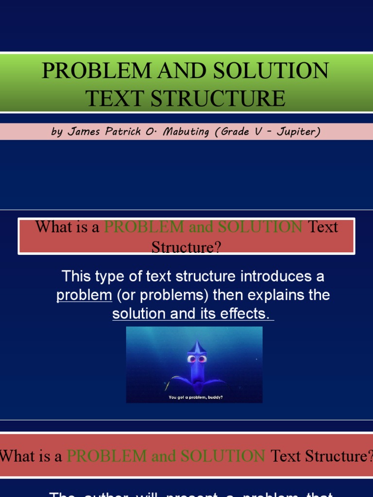Understanding Problem-Solution Text Structure | PDF | Global Warming ...