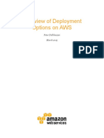 Overview of Deployment Options On AWS: Peter Dalbhanjan March 2015