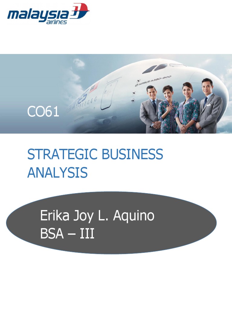 Strategic Business Analysis - Malaysia Airlines | PDF | Airlines | Malaysia