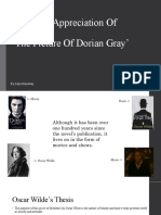 A Critical Appreciation of The Picture of Dorian Gray